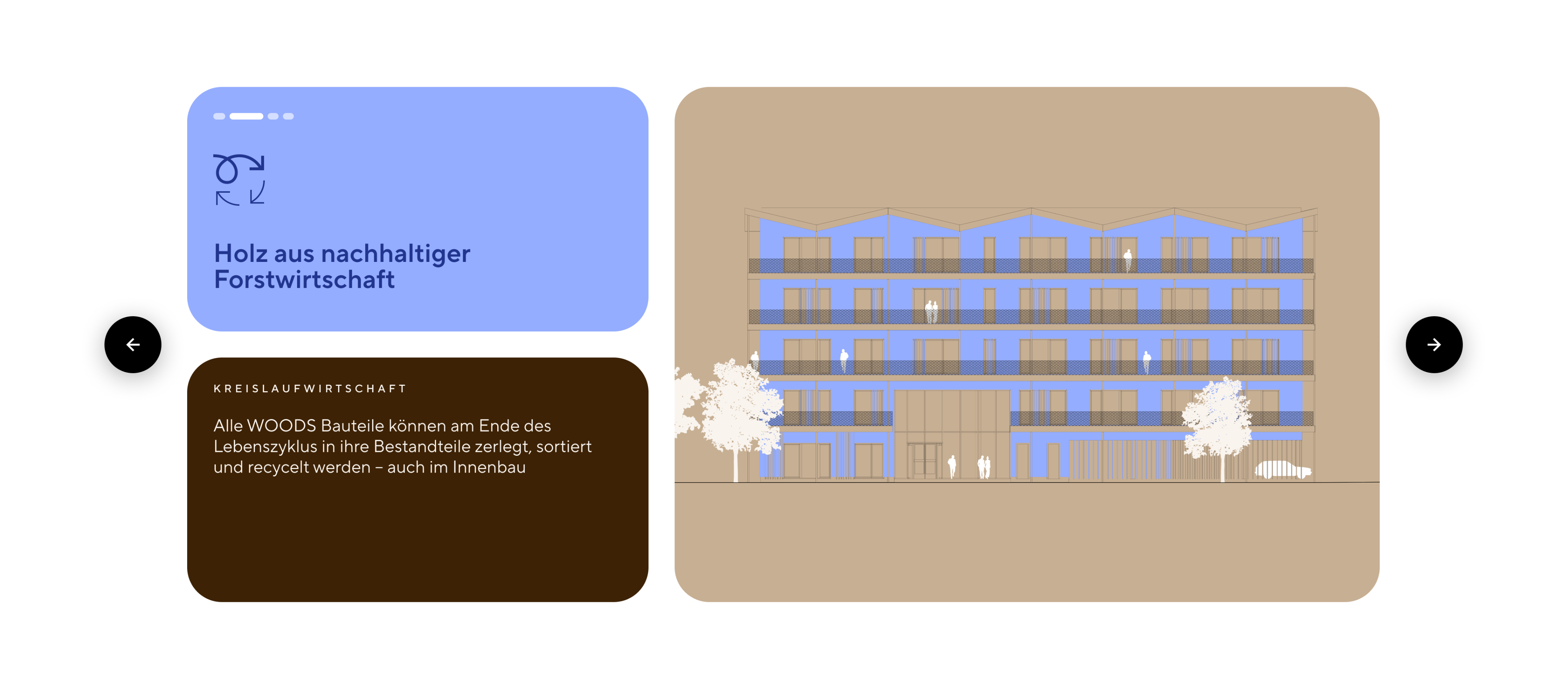 Stationery design of letterhead and business cards for the company Anders on top of a blurred photo of a house interior.